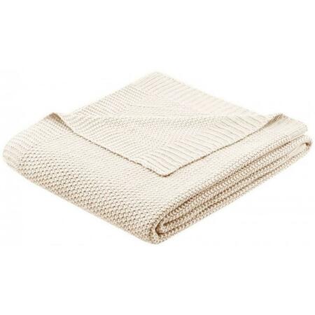 INK PLUS IVY KIDS Bree Knit Throw - Ivory II50-734